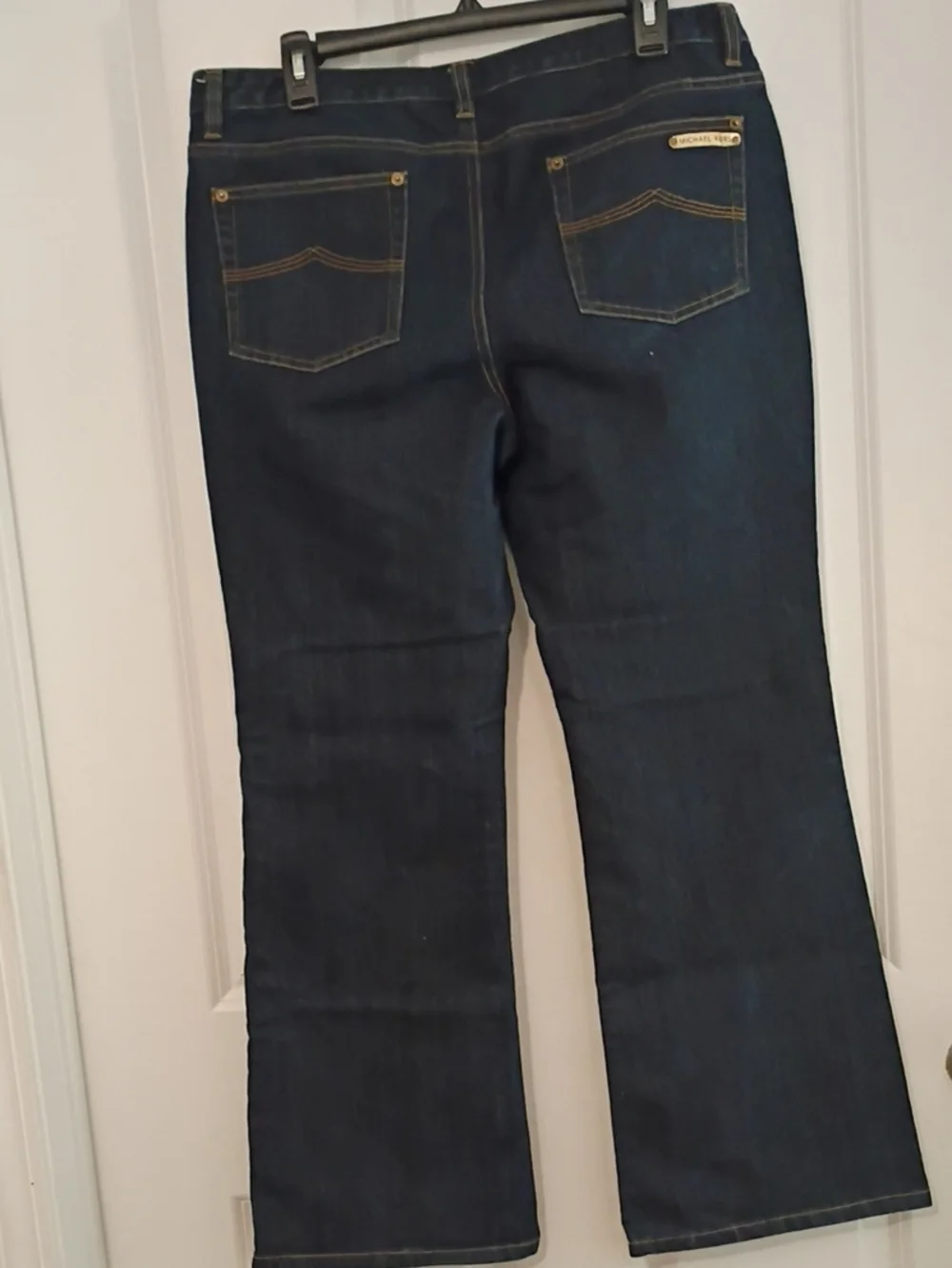 Michael Kors Dark Blue Flare Jeans for Women